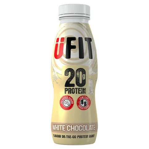 Ufit White Chocolate Flavour On-The-Go Protein Shake 250ml