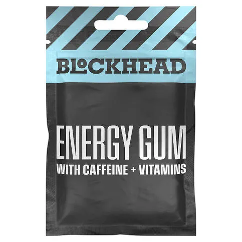 Blockhead 7 Energy Gum with Caffeine + Vitamins 16.45g