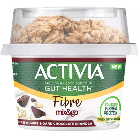 Activia Chocolate & Granola Gut Health Breakfast Yoghurt Pot 165g