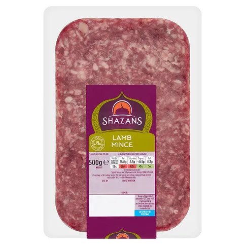 Shazans Lamb Mince 500g