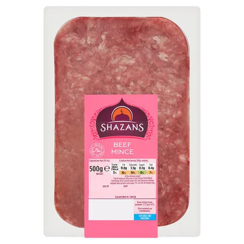 Shazans Beef Mince 500g