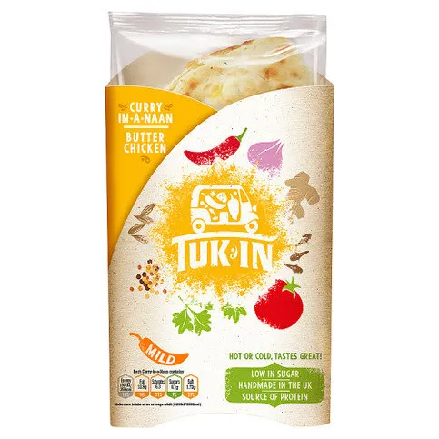 Tuk In Curry in a Naan Butter Chicken 180g