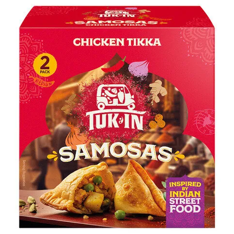 Tuk In Samosas Chicken Tikka 200g (2 x 100g)