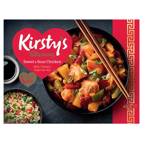 Kirsty's Takeaway Sweet & Sour Chicken with Chinese Inspired Rice 450g