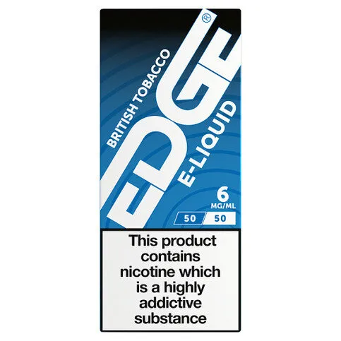 Edge British Tobacco E-Liquid 6mg/ml 10ml
