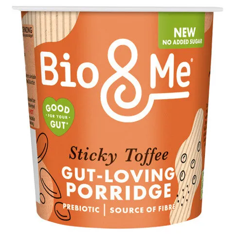 Bio&Me Sticky Toffee Gut-Loving Porridge 58g