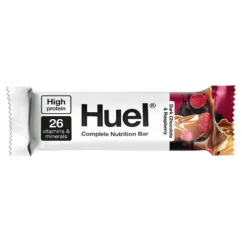 Huel Dark Chocolate & Raspberry Complete Nutrition Bar 55g