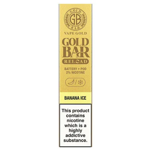 Gold Bar Reload Banana Ice Vape Gold