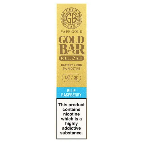 Gold Bar Reload Blue Raspberry Vape Gold