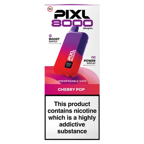 Pixl 8000 Prefilled Pod Kit Cherry Pop 20mg