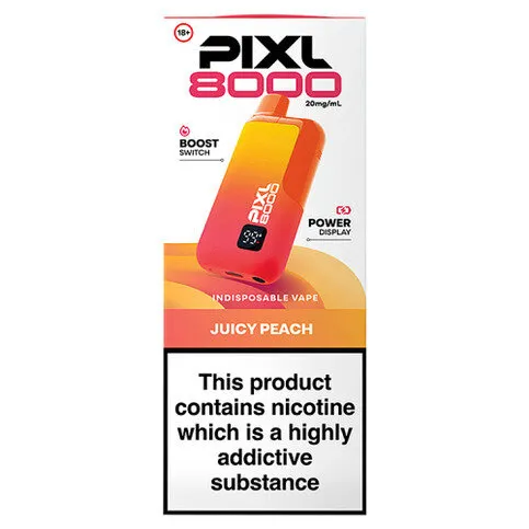 Pixl 8000 Prefilled Pod Kit Juicy Peach 20mg