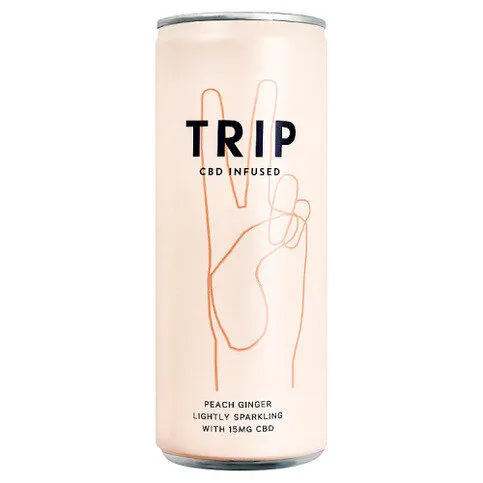 TRIP CBD Infused Peach Ginger 250ml
