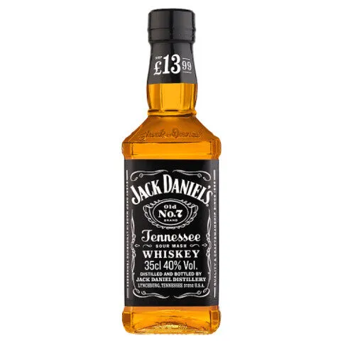 Jack Daniel's Old No. 7 Tennessee Whiskey 35cL £13.99 PMP
