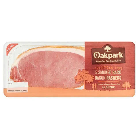 Oakpark 5 Smoked Back Bacon Rashers 150g