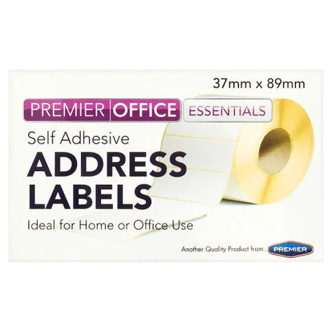 Premier Office Essentials Self Adhesive Address Labels 250 Pieces