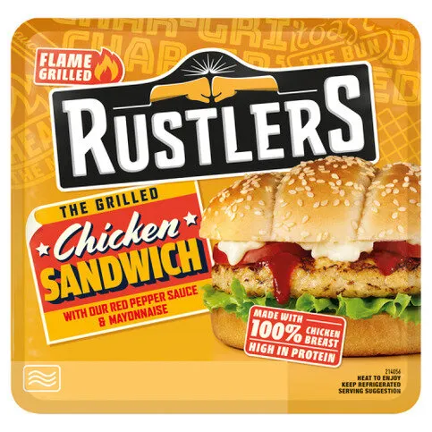 Rustlers The Grilled Chicken Sandwich 150g
