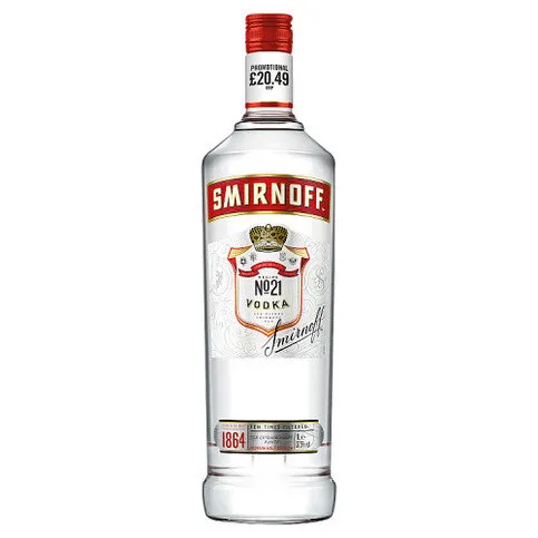 Smirnoff Red Label Vodka 1L PMP £20.49