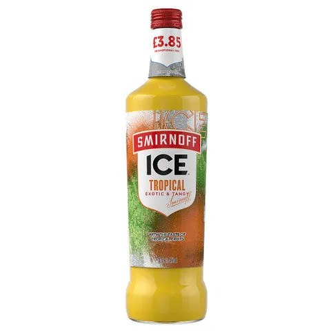 Smirnoff Ice Tropical 4% vol Ready To Drink Premix 70cl Bottle PMP £3.85
