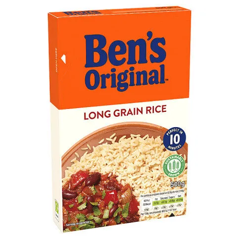 Bens Original Long Grain Rice 500g