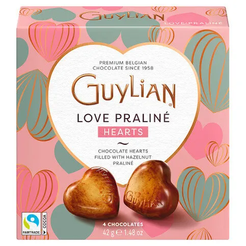 Guylian Love Praline 4 Chocolates 42g