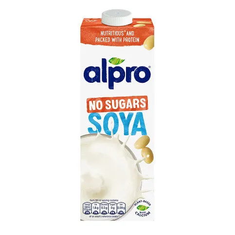 Alpro Soya No Sugar Long Life Dairy Free Drink 1L