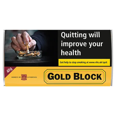 GOLD BLOCK The Aristocrat of Pipe Tobaccos 40g