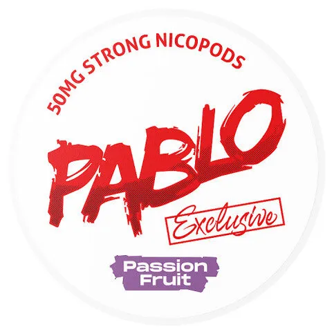Pablo Passion Fruit 50mg Strong Nicopods 20x12g