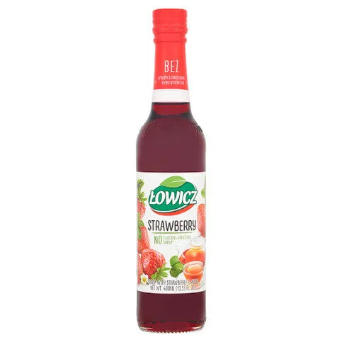 Lowicz Syrup with Strawberry Flavour 400ml