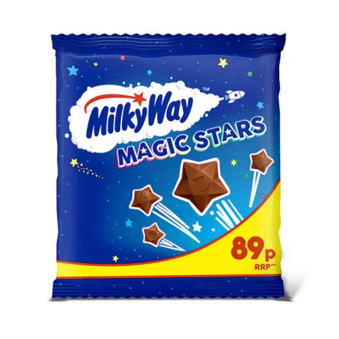 Milky Way Milk Chocolate Magic Stars  33g PMP £0.89
