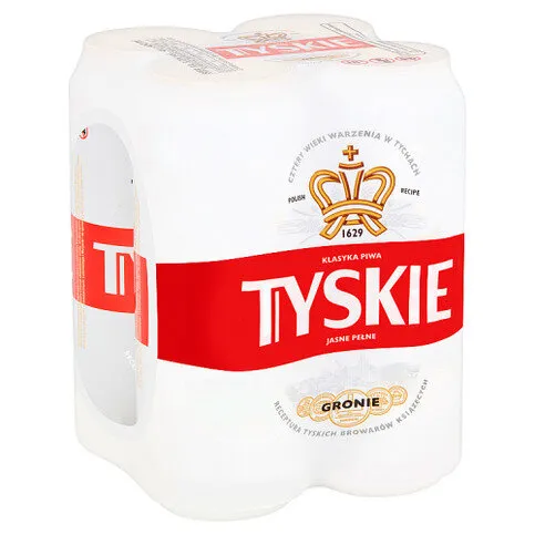 Tyskie Gronie Beer 4 x 500ml