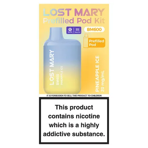 Lost Mary BM600 Pineapple Ice Prefilled Pod Kit 20 mg/ml