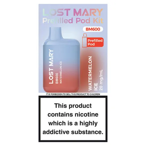 Lost Mary BM600 Watermelon Ice Prefilled Pod Kit 20mg/ml