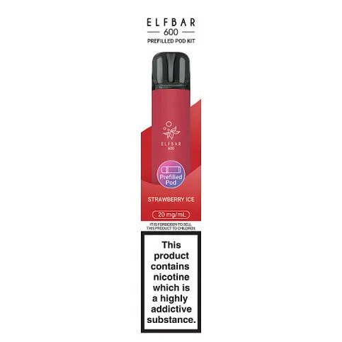 Elfbar 600 Strawberry Ice Prefilled Pod Kit 20mg/ml