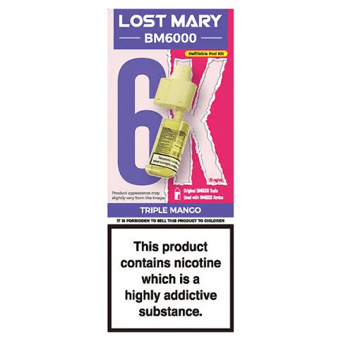 Lost Mary BM6000 Pod Triple Mango