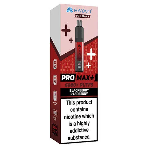 Hayati Pro Max+ 6000 Blackberry Raspberry 20mg