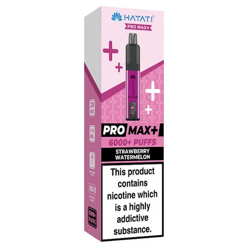 Hayati Pro Max 6k Puffs Strawberry Watermelon 20mg