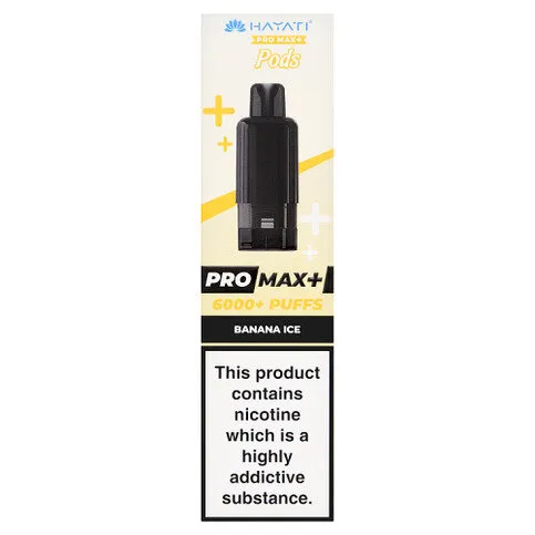 Hayati Pro Max Plus 6000 Puffs Banana Ice Pods 20mg