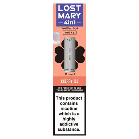 Lost Mary 4 in 1 Cherry Ice Prefilled Pod