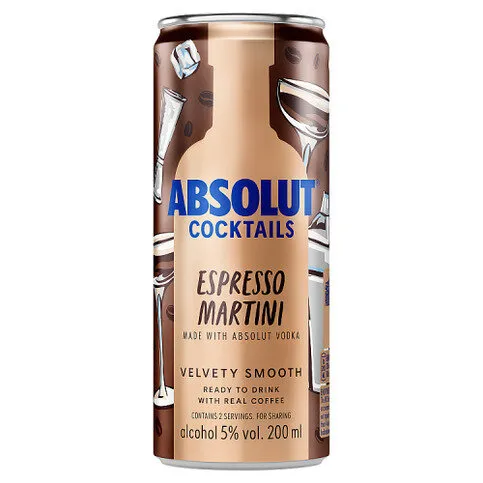 Absolut Cocktails Espresso Martini 200ml