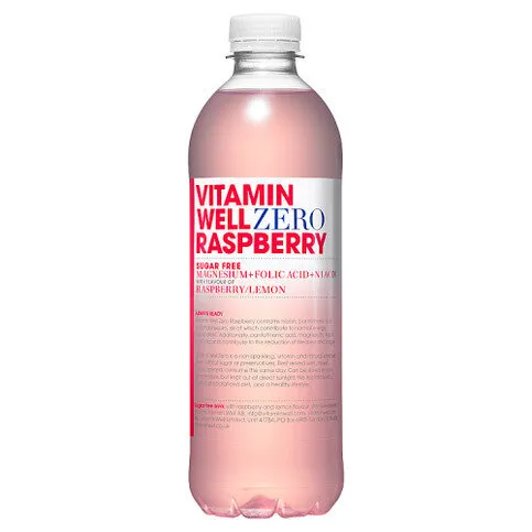  Vitamin Well Zero Raspberry 500ml