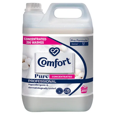 Comfort Professional Formula Pure Concentrated Fabric Softener 2 x 5L