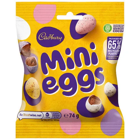 Cadbury Mini Eggs Chocolate 74g (july26)
