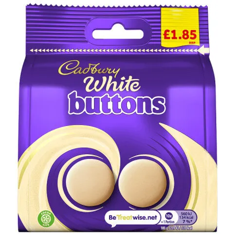 Cadbury Buttons White Chocolate 85g