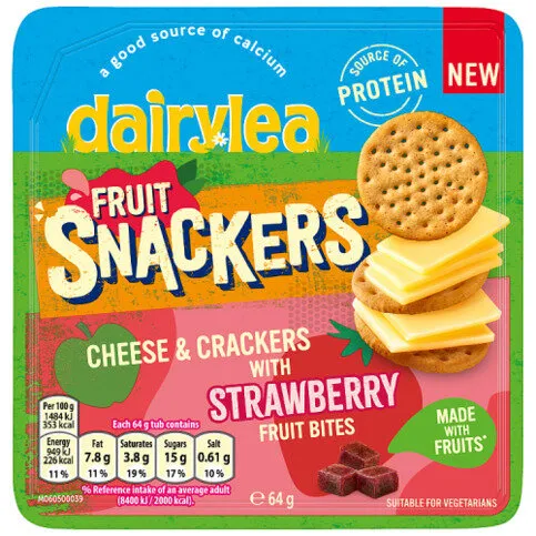 Dairylea Snackers Fruit Convenience Meals 64g