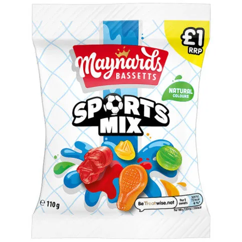 Maynards Bassetts Sports Mix Candy 110g