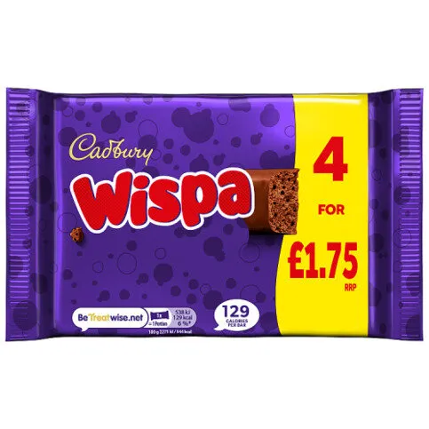 Cadbury Wispa Chocolate Bar 94.8g