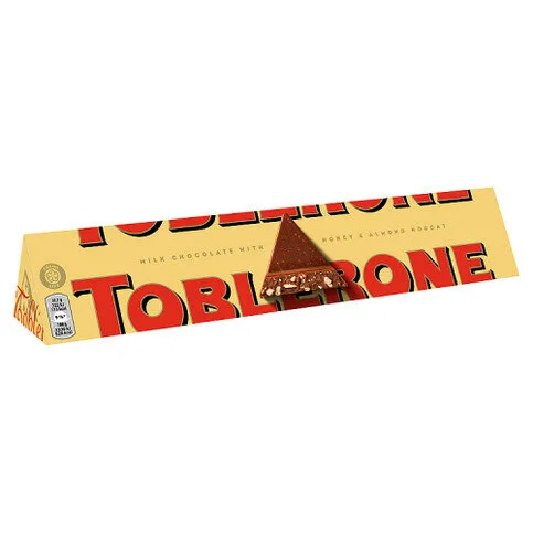 Toblerone Milk Chocolate with Honey & Almond Nougat 360g