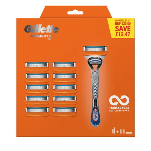 Gill Fusion Man Razr 10 Blads SET