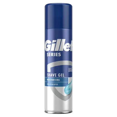 Gillette Series Moisturizing Shave Gel with Cocoa Butter, 200ml