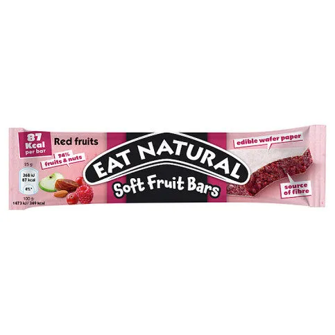 Eat Natural Red Fruits Soft Fruit Bars 25g